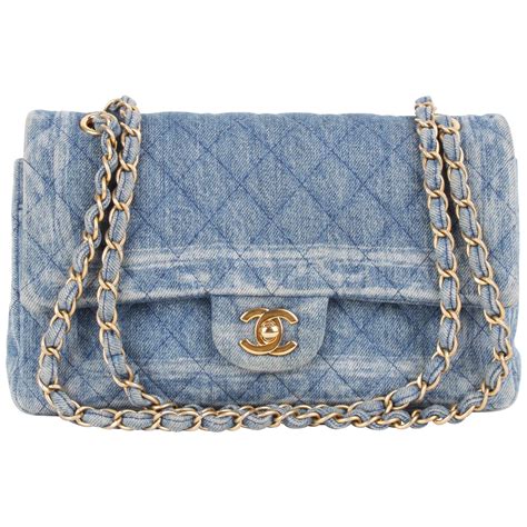 chanel denim flap bag.